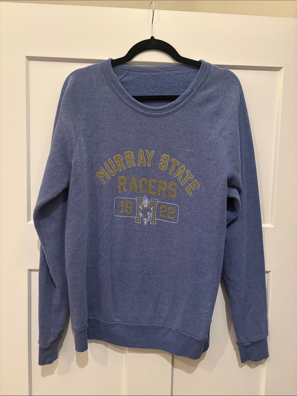 Murray State Racers Blue Crewneck Sweatshirt Size Large